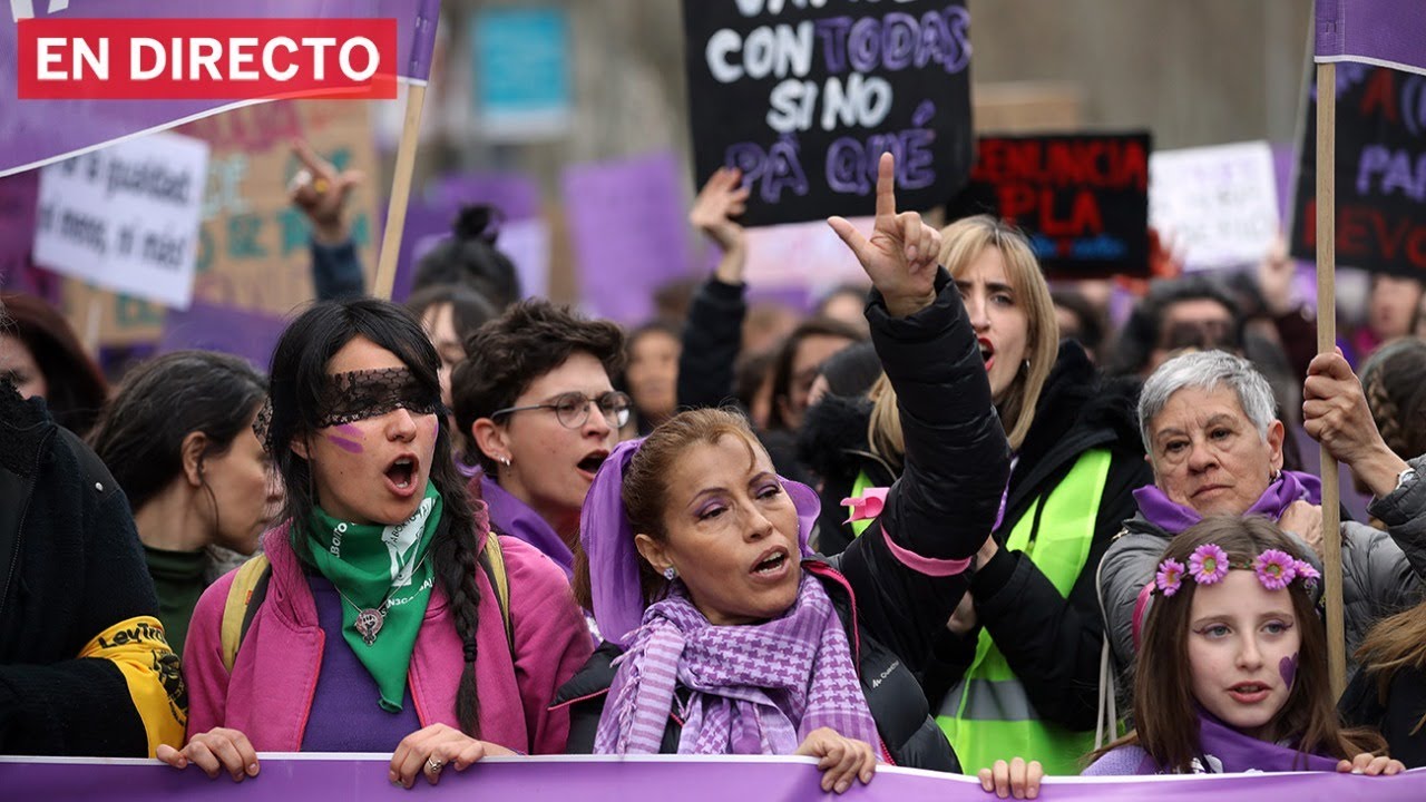 DIRECTO: Sigue la marcha del 8M en las calles de Madrid por el DÍA ...