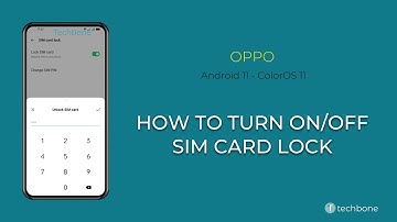 How to Turn On/Off SIM card lock - Oppo [Android 11 - ColorOS 11]