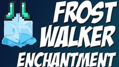 Frost Walker II Boot enchantment - Minecraft Tutorial