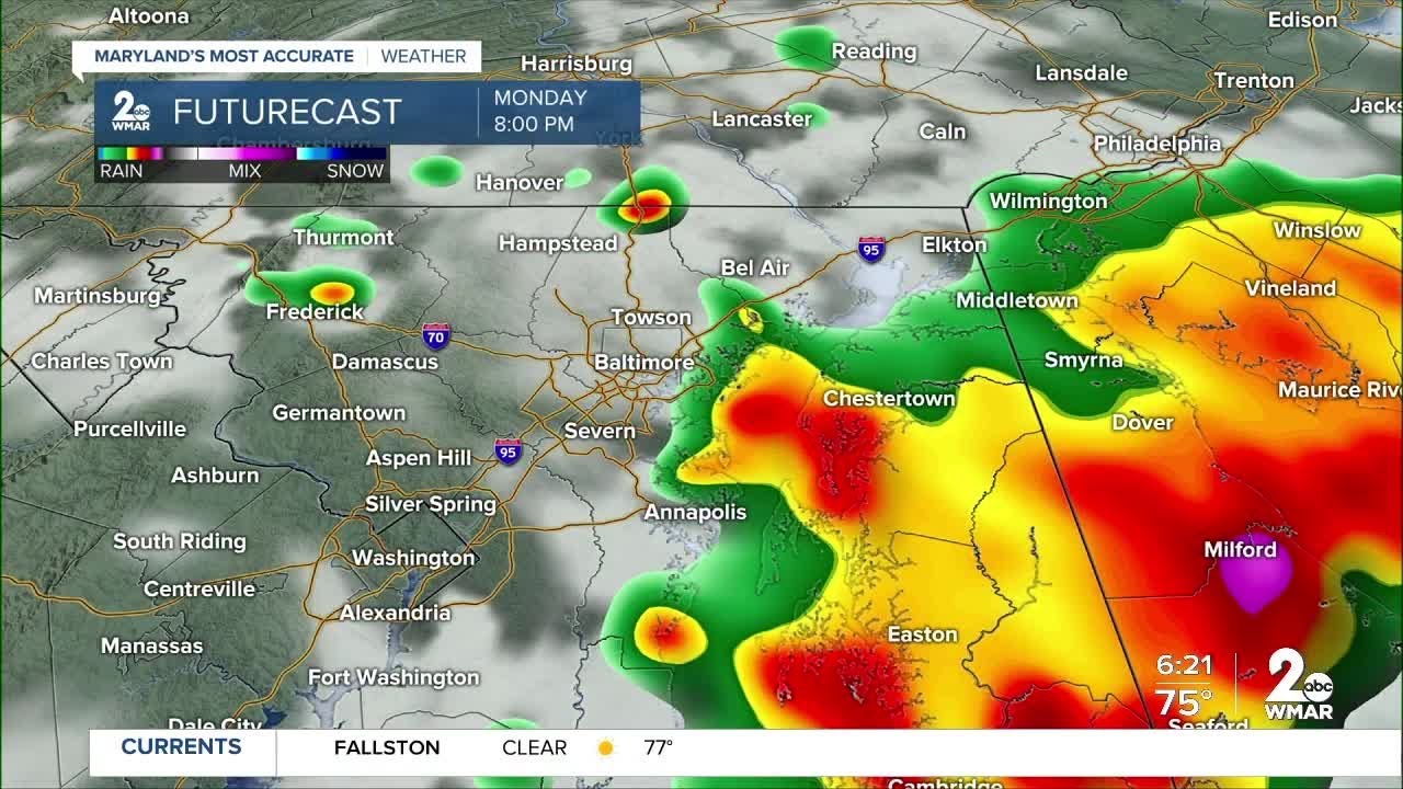 Severe Storms Possible Monday - YouTube