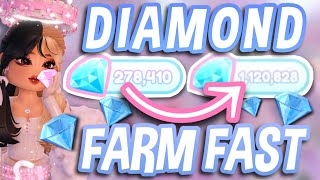 FASTEST WAYS TO GET DIAMONDS for GLITTERFROST ROYALE HIGH'S UPDATE | Diamond Farming Tips & Tricks