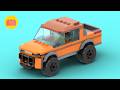 LEGO Orange Pickup Truck Tutorial
