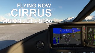 Cirrus Vision Jet SF50 at Tierra Del Fuego Ushuaia in 4K