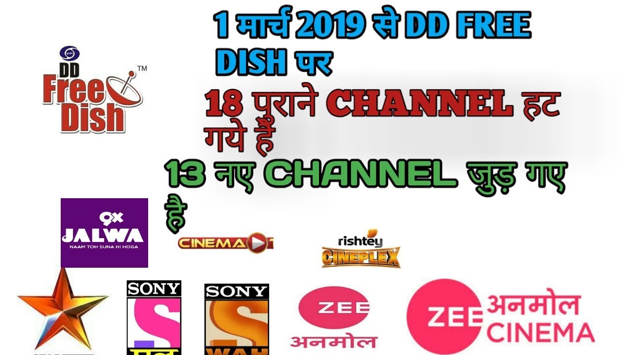Breaking news DD free dish latest update 3 March 2019 sony pal , sony