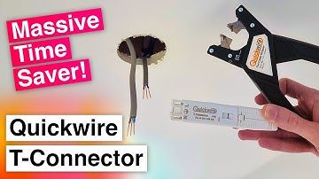 This saved so much time! - Installing Downlights using the Quickwire T-Connector