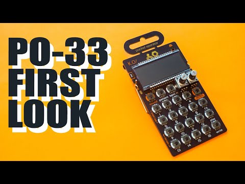 【美品・ほぼ未使用】PO-33 Pocket Operator K.O! Pocket Operator Teenage Engineering PO-33 ko TE010AS033 NEW