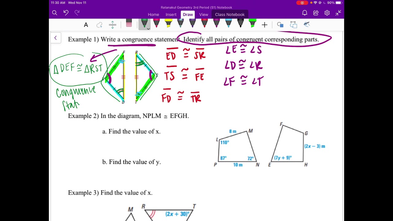 Geometry 4.2 Notes - YouTube