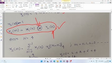 DSP 4:  Chapter 1-  Circular convolution - graphical method