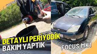 Detaylı Periyodik Bakım Nasıl Yapılır ? Yağ Ve Filtre Seti Değişimi Ford Focus Mk1 1.6I 16V