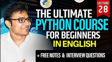 global & nonlocal Keywords in Python | L28 | The Ultimate Python Course | Prof. Ravindrababu Ravula