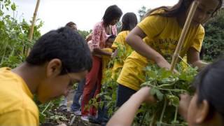 First Lady Michelle Obama in the Garden on Health and Nutrition