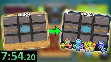 How Fast Can You Speedrun #OUCH In BTD6?