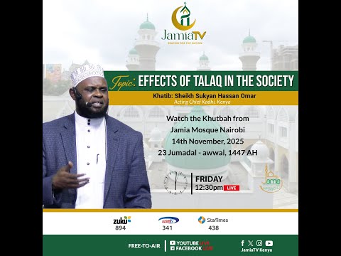 Effects Of Talaq In The Society Sheikh Sukyan Hassan Omar Friday Khutbah