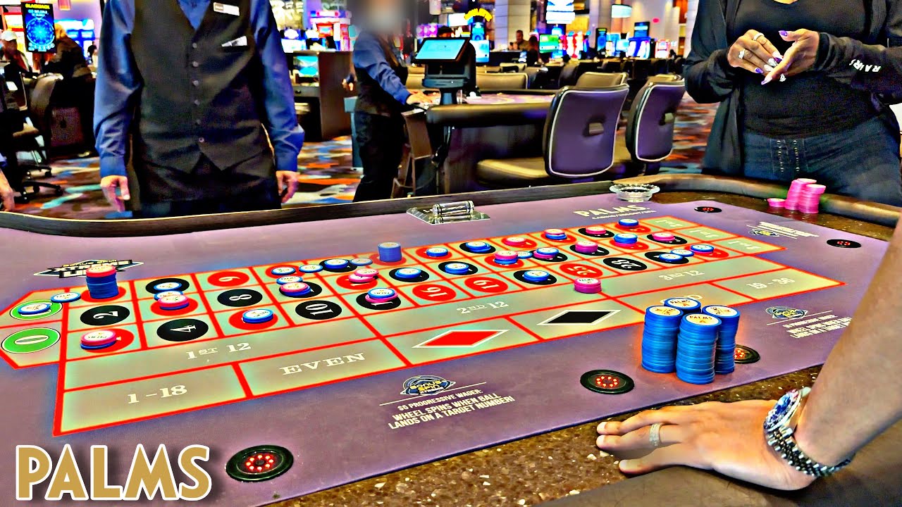 100 Challenge at The Palms Casino Resort Roulette Table. THIS IS WHAT