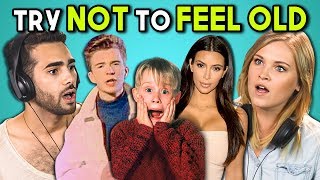 ADULTS REACT TO TRY NOT TO FEEL OLD CHALLENGE #2 (ft. Eliza Taylor)