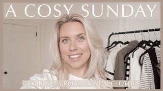 A COSY SUNDAY VLOG | Supermarket Shop & Cooking Roast Dinner