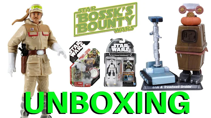 Opening Star Wars Figures: Saga Collection Power Droid * Major Bren Derlin + Romba & Graak