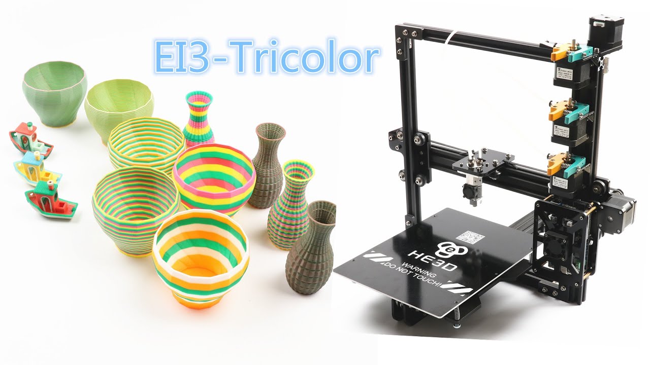 HE3D EI3 -Tricolor 3D printer kit - MaxresDefault