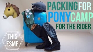 Packing for Pony Club Camp - For the Rider | This Esme