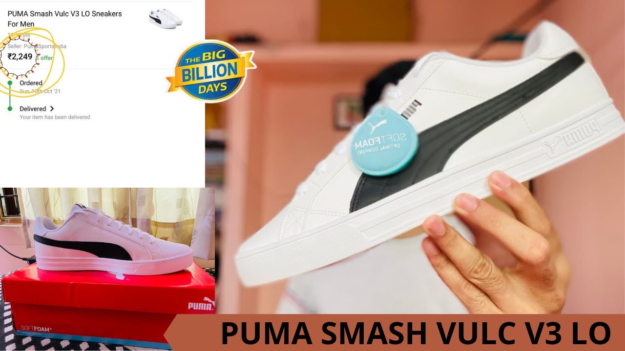 Puma Sneakers Puma Smash Vulc White-pink, Women's Fashion, Footwear,  Sneakers on Carousell