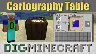 Increase The Size Of A Map Using A Cartography Table In Minecraft