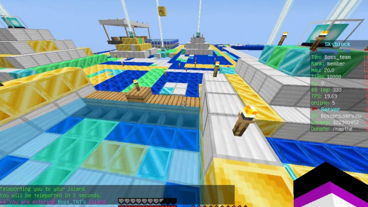 Minecraft server tap 7 ip:Minevn.top - YouTube