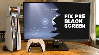 No Image / Black Screen on PS5 | Reset the Video Resolution