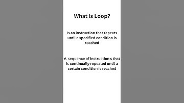 LOOP|| ITERATION#loop #iteration #programming #repeating #instructions #webdevelopment #binarysearch