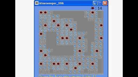 XNA, C# - Minesweeper v1.0