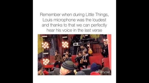 Thumbnail of Louis Tomlinson leading the chorus in Little Things