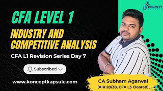 CFA Level 1 | Equity | Industry & Competitive Analysis | Part 1 | Revision Day 7 | CA Subham Agarwal