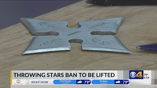 Indiana to lift its ban on throwing stars this summer