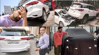 ACCIDENT hogya FORTUNER ka HIGHWAY PE🥲 New Wrap on Fortuner😍*New Modifications*