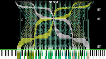 [Black MIDI] Elyqiria - ponluxime | 2,921,855 notes [Self-made Renderer Demo]