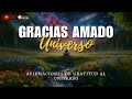 🔴 GRACIAS AMADO UNIVERSO 🙏🏻✨ Afirmaciones de GRATITUD Poderosas al UNIVERSO 🙏🏻💜