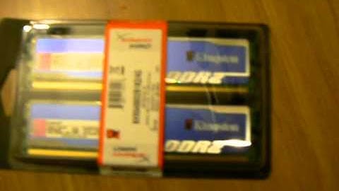 Kingston HyperX Blu 800Mhz DDR2 Unboxing