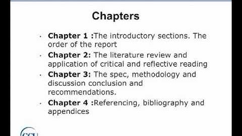 technical report Chapter 1