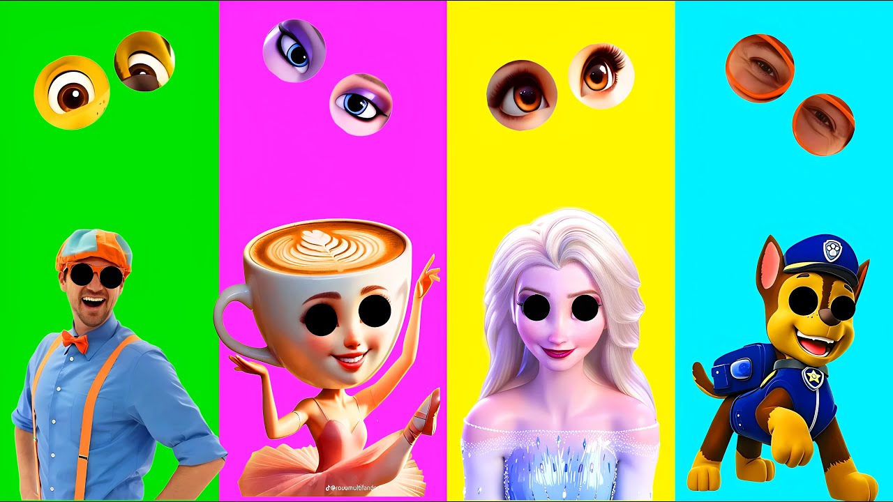 Wrong Eyes 👀 DAME TU COSITA Parts Dance Funny Puzzle Wrong Heads👀