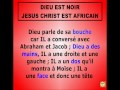 Oph  dieu est noir jsus christ est africain version intgrale