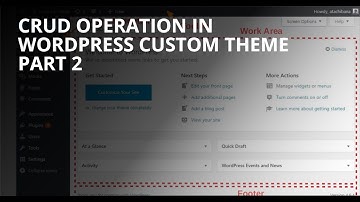 26. Crud operation in wordpress custom theme part 2 ( fetch data in hindi)
