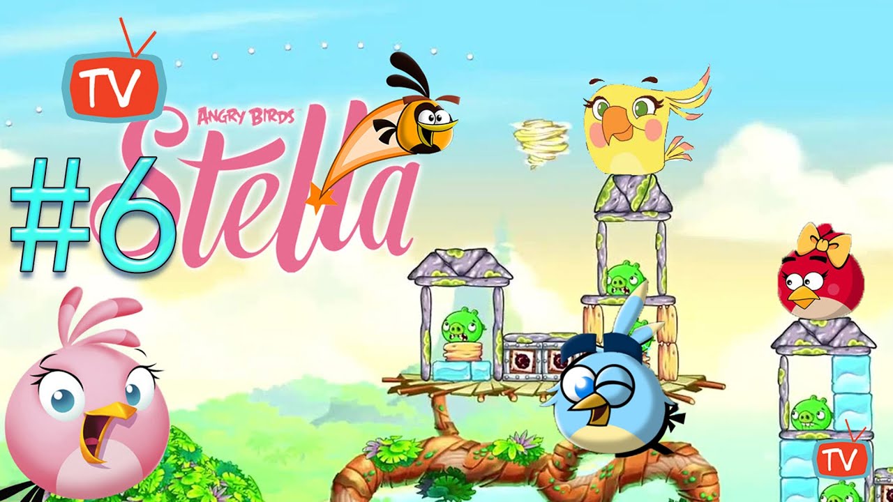 Angry Birds Stella Game - The Gold Island Walkthrough Level 47-60 Gameplay