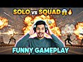 SOLO vs SQUAD 😂 | Indus Funny Gameplay | 10 Kills + OP Clutch Moments 🔥
