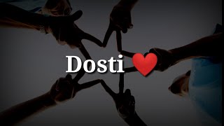 Friendship shayari ❤ Dosti shayari in hindi❤Friendship day shayari❤Dear best friends