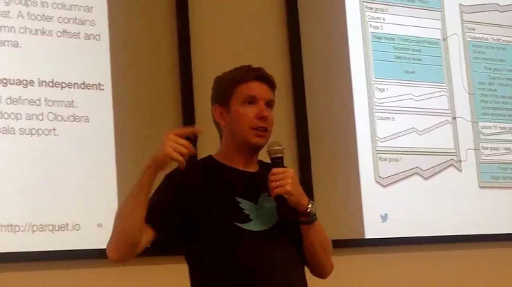 Twitter's Julien Le Dem talks about Parquet: open columnar storage for Hadoop