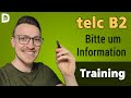 Brief schreiben B2 telc Bitte um Information | Schriftliche Prüfung | Deutsch lernen