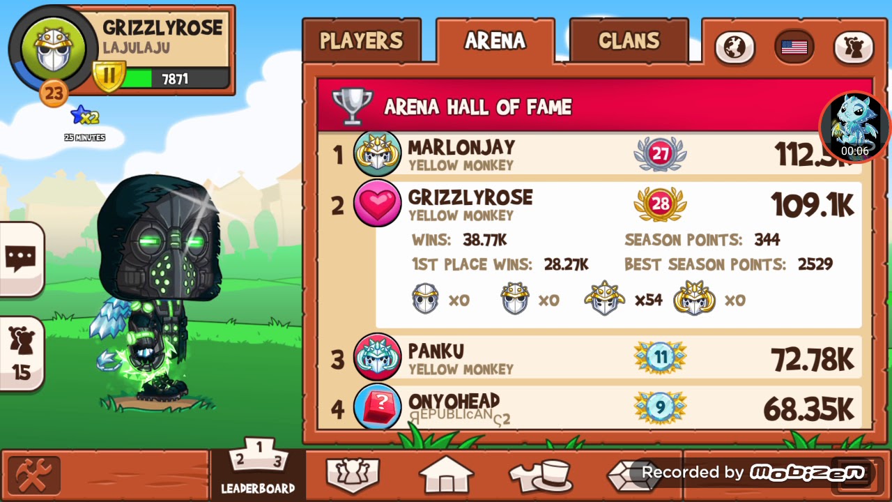 Fun Run 3 Arena Grizzlyrose#1 Diamond Griffin? , Grizzlyrose#8 Cat? 😊😊😊😊🌹🌹🌹🌹🌷🌷🌷⚘⚘