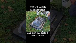 How To Clean A Headstone #headstonecleaning #cleaning #d2 #d2biologicalsolution #clean #headstones