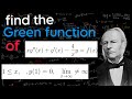 A quick example of finding the Green's Function of a differential equation