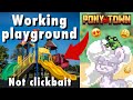 How to make a working playground | 9 playful things | NOT CLICKBAIT | Pony Town