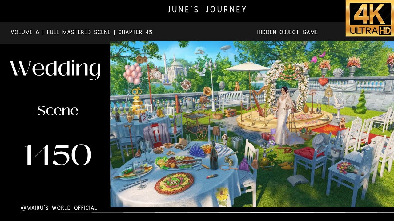 June's Journey Scene 1450 Vol 6 Ch 45 Wedding *Full Mastered Scene* 4K ...